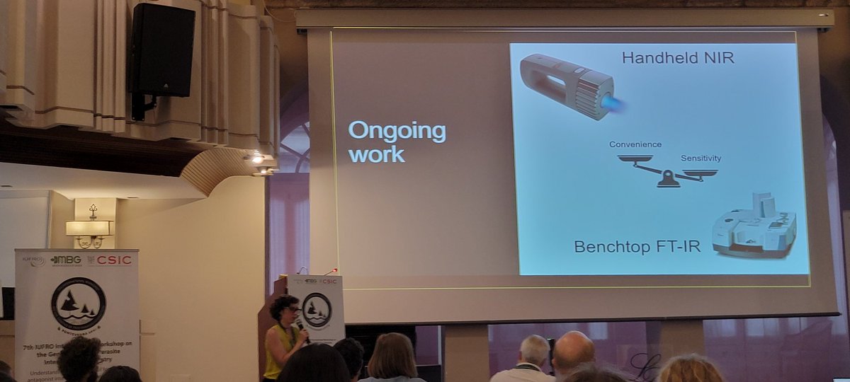 NowickiLab (@labnowicki) on Twitter photo Loblolly pine resistance IS achievable! Caterina Villari talk <a href="/7GTPI2022/">7ª IUFRO International Workshop GTPI-2022</a> gave insights into this #Vibrational #Spectroscopy Loblolly pine resistance IS achievable! Caterina Villari talk <a href="/7GTPI2022/">7ª IUFRO International Workshop GTPI-2022</a> gave insights into this #Vibrational #Spectroscopy