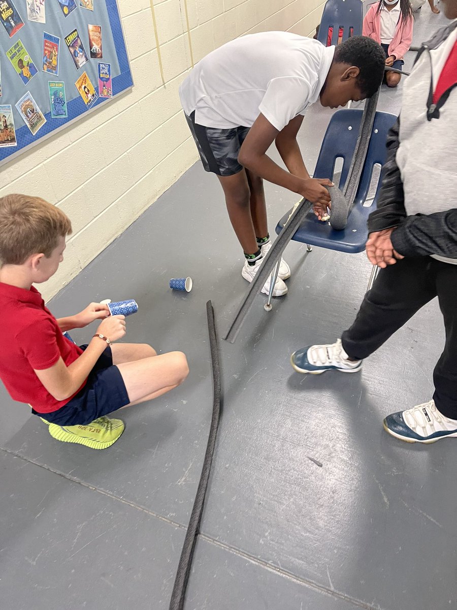Williams_Chiles's tweet photo. Congrats to Wilmer/Pablo and Sonja/Michelle for winning our rollercoaster contest. Students used their knowledge about mechanical energy to build successful coasters. The 5th grade winner be picked this week. Good luck! @WeAreHAEST  @HillsboroughSch  @ChilesElem @HCPSElemScience https://t.co/kvnEX1w2hO