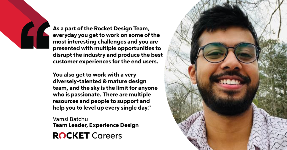 rocketdesign's tweet photo. At Rocket Companies, your diversity and unique experiences are valued. https://t.co/VYFwtNhVHq