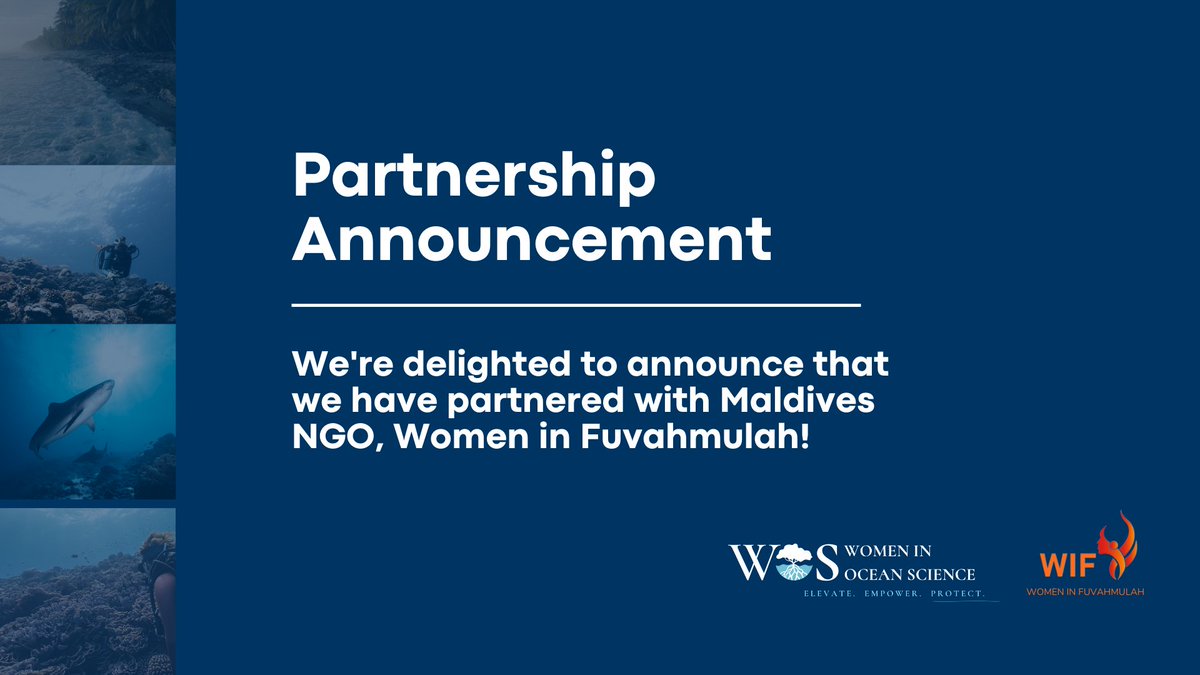 Women in Ocean Science (@womeninoceansci) on Twitter photo We're delighted to announce our MOU signing with NGO <a href="/WomenInFvm/">Women In Fuvahmulah- WIF</a>! We look forward to creating opportunities to empower women and girls to thrive in ocean-related careers and learning environments together within the Maldives and beyond. We're delighted to announce our MOU signing with NGO <a href="/WomenInFvm/">Women In Fuvahmulah- WIF</a>! We look forward to creating opportunities to empower women and girls to thrive in ocean-related careers and learning environments together within the Maldives and beyond.