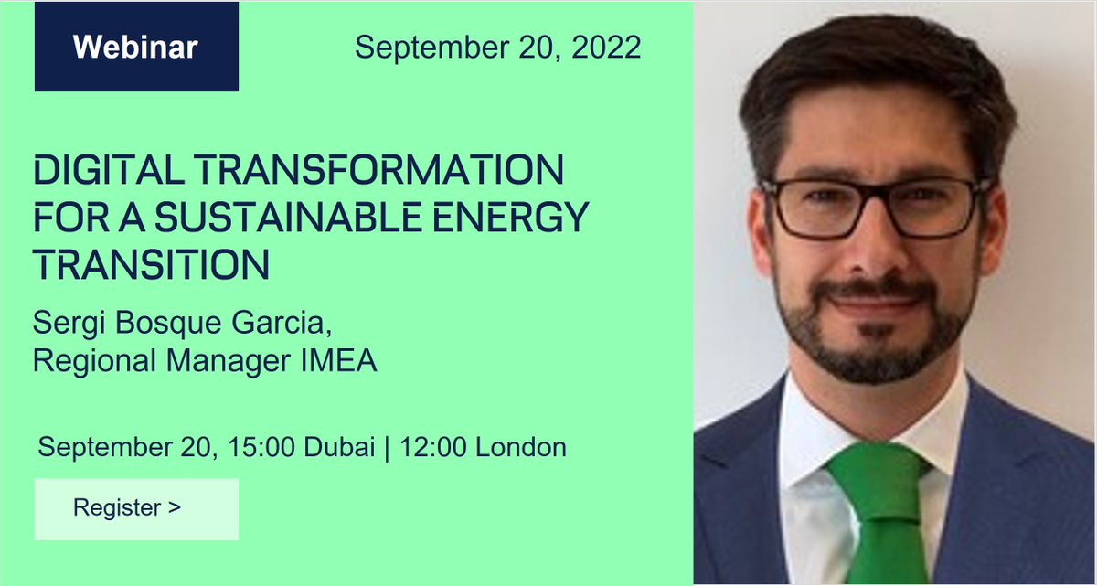GPMmonitoring's tweet photo. GreenPowerMonitor is excited to collaborate with @MoxaInc on the “Digital Transformation for a sustainable energy transition” webinar to be held on 20 September at 3pm GST.

Register now: https://t.co/qULwcrxitj

#EnergyTransition https://t.co/5vpGeb2MYs