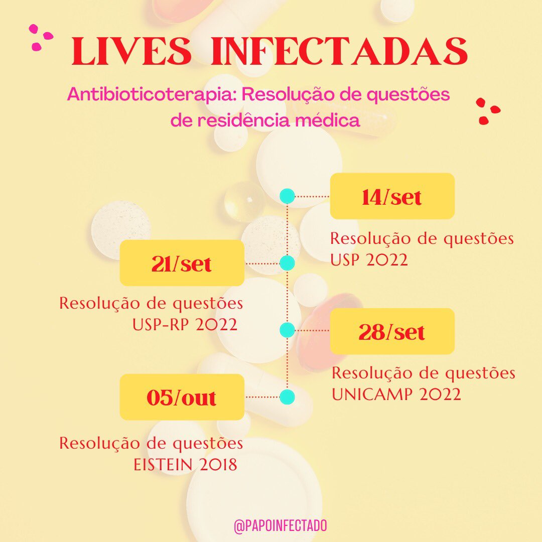 souelisaso's tweet photo. Simbora aprender antibiótico resolvendo questões de residência médica 📚🚀

Inscrições em: https://t.co/ML3i6GSkLQ https://t.co/d6O5J6EdGP