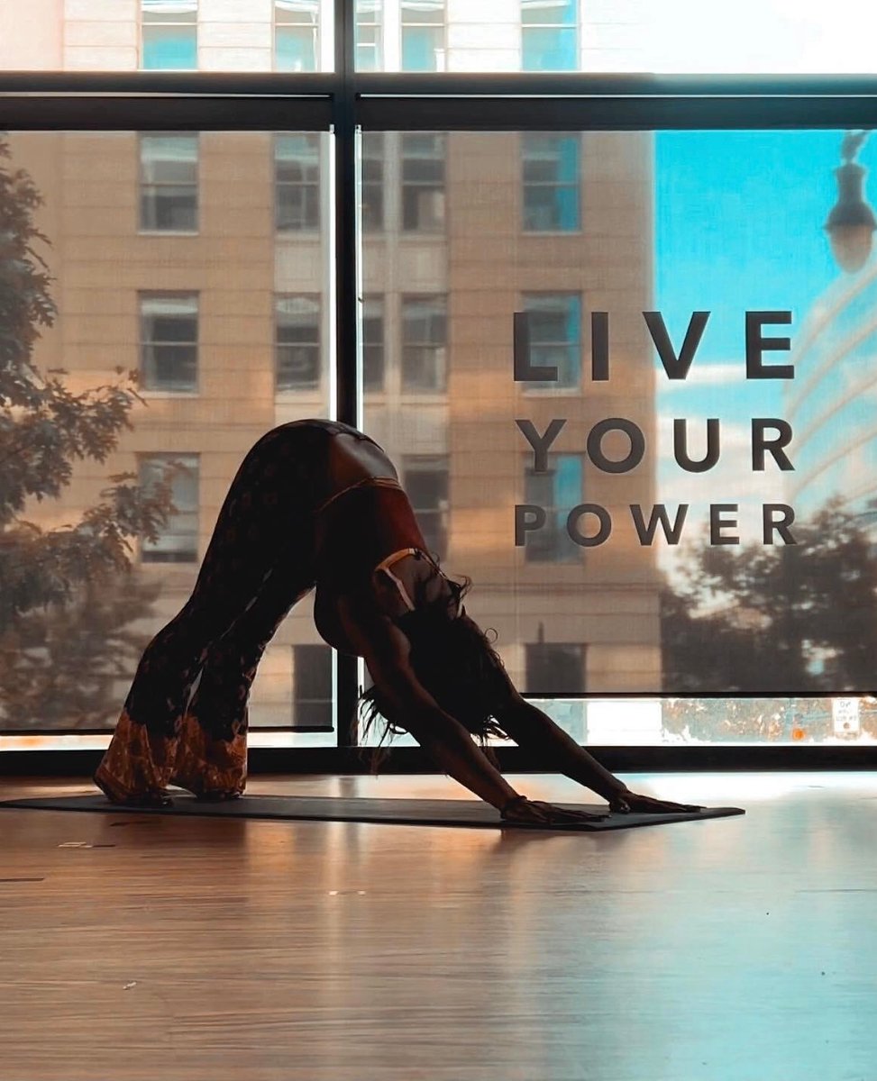 CorePowerYoga's tweet photo. It's National Yoga Month! We encourage you to be mindful each day of how you #LiveYourPower, whether it's getting to your mat or practicing gratitude.
📷Raven N.
📷Danielle, Barry J., Charles R
📷Alyssa https://t.co/K0vzqtF1KT