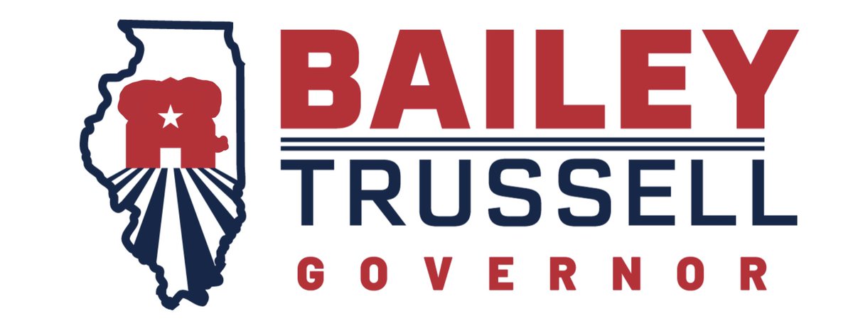 zigelko's tweet image. Had the TV on last night but wasn’t wearing my glasses. Saw the @DarrenBaileyIL campaign logo for the first time and legit thought it was an elephants butthole