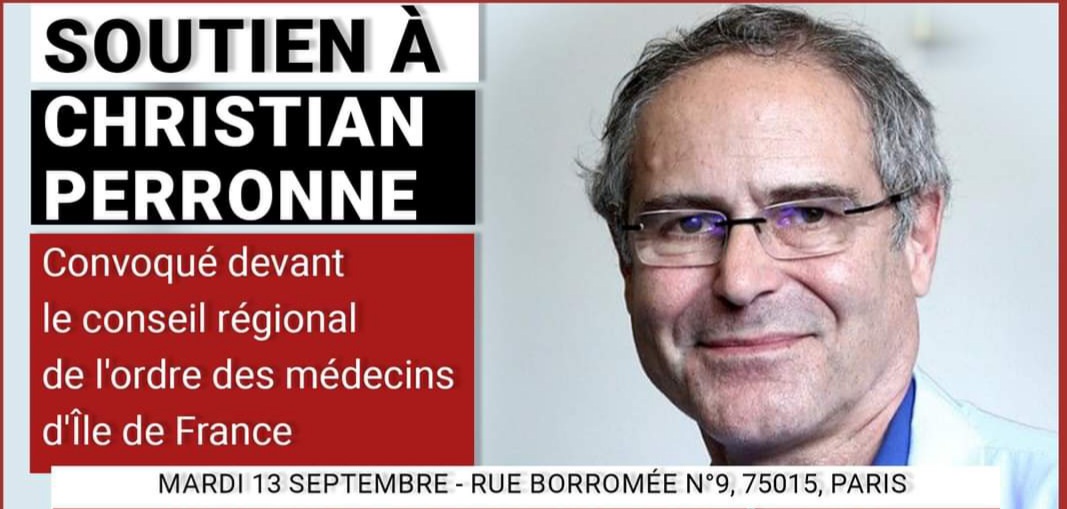 L_infirmier_0ff's tweet photo. 🔴 RDV demain les amis pour soutenir Pr #Perronne qui est convoqué demain mardi 13 septembre devant le Conseil de l’Ordre des Médecins pour avoir soigné et surtout avoir eu le courage de se battre pour la vérité Faites passer le message 🙏 #SoutienPrPerronne https://t.co/Qdt3CG5iPd