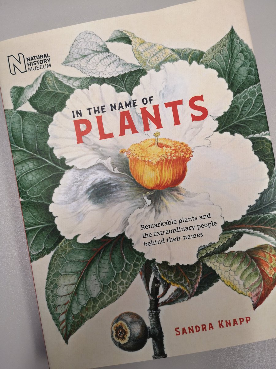 I am really exited to an advance copy of my new journey into the wonderfulness of plants! It's about the coming together of plants and people through naming.. I learned sooo much writing it! Out 22 September via <a href="/NHM_London/">Natural History Museum</a>... And in USA from <a href="/UChicagoPress/">UChicagoPress</a>