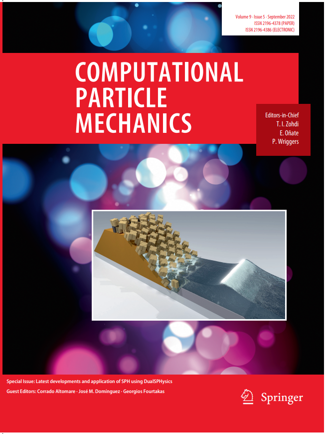 📄 The special issue "Latest developments and application of SPH using <a href="/DualSPHysics/">DualSPHysics</a>" in Computational Particle Mechanics has been published.
Thanks to the editors <a href="/iarba27/">Corrado Altomare</a> <a href="/JoseMDominguezz/">José Domínguez</a> <a href="/GFourtakas/">George Fourtakas</a> 
link.springer.com/journal/40571/…
<a href="/spheric2022/">16th SPHERIC International Workshop</a>