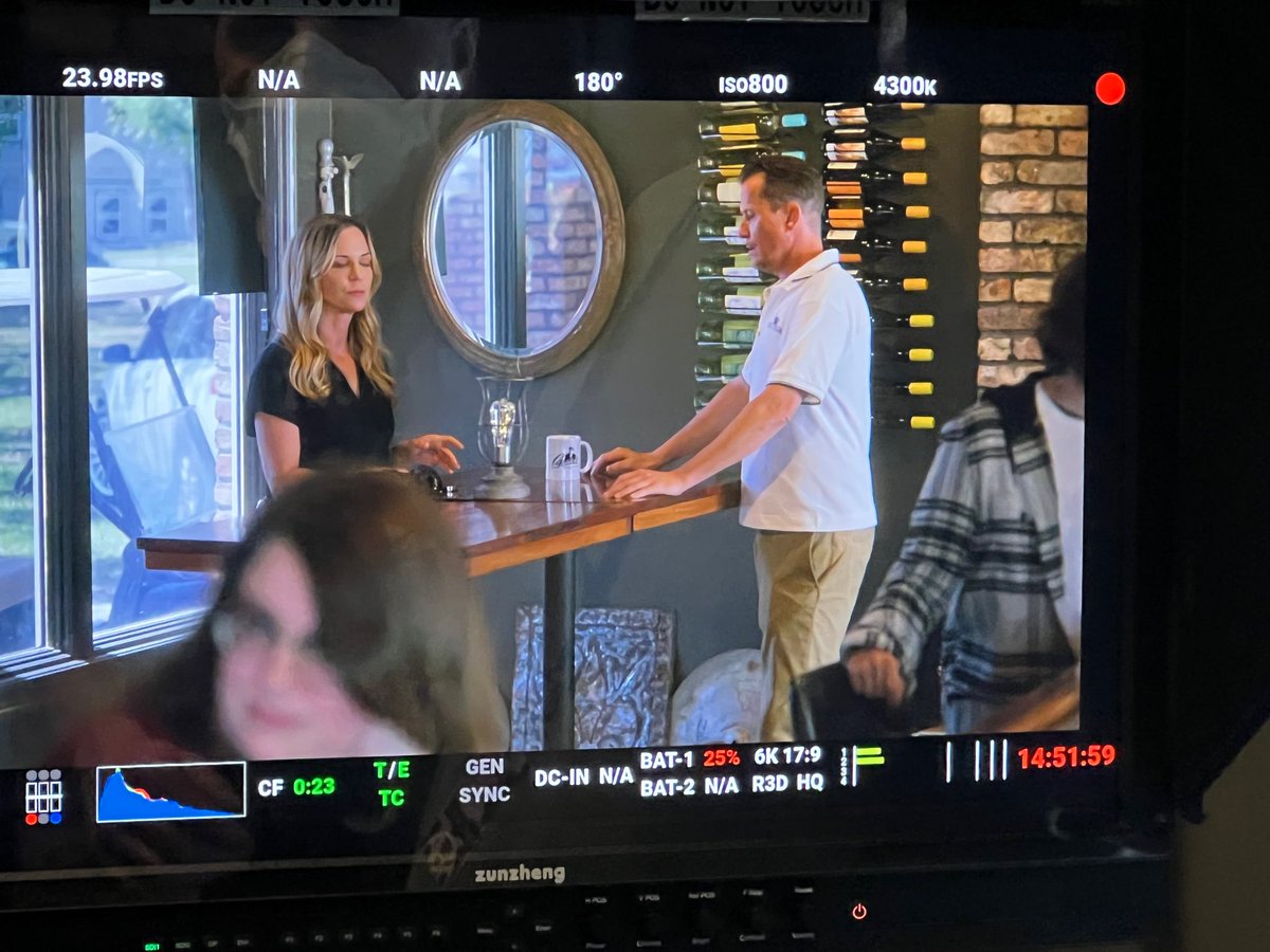 imcorinnemec's tweet photo. On set of #Worked2Death with #actors #KellySullivan &amp; #MarcoStJohn shooting in beautiful #OceanSprings #Mississippi Now in #postproduction and near completion.

#written #produced #costarring myself lol and #directed by #KyleRankin 💯 #murder #mystery #thriller #romance #movie https://t.co/tWDIPSRoYd