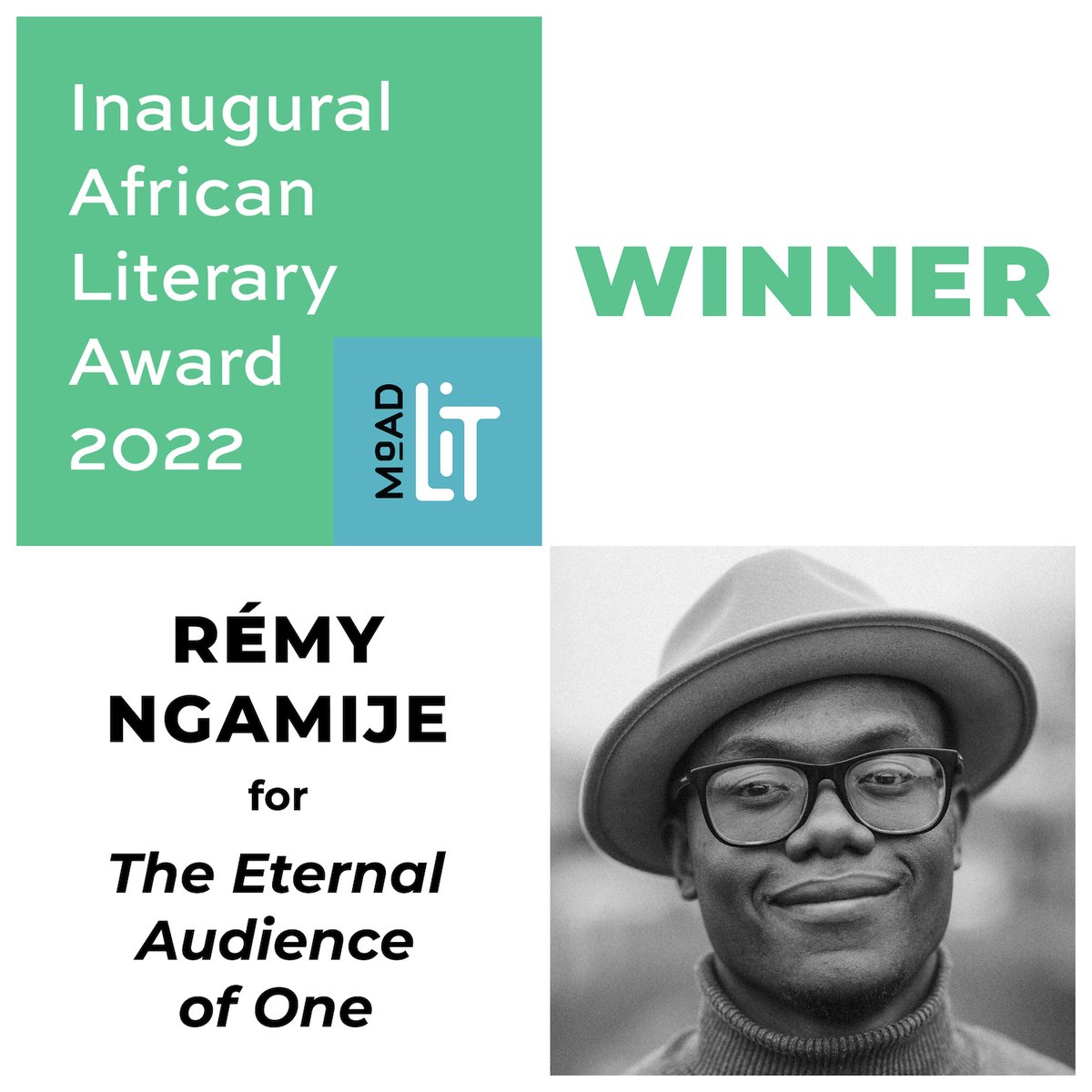 Scout Press (@scoutpressbooks) on Twitter photo Congratulations to author, Rémy Ngamije (aka <a href="/remythequill/">Rémy Ngamije</a>)! THE ETERNAL AUDIENCE OF ONE has been announced as the winner of the 2022 MOAD African Literary Prize!📖✨🎉 Congratulations to author, Rémy Ngamije (aka <a href="/remythequill/">Rémy Ngamije</a>)! THE ETERNAL AUDIENCE OF ONE has been announced as the winner of the 2022 MOAD African Literary Prize!📖✨🎉