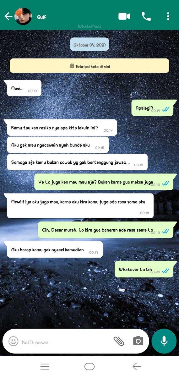 kanakanawut97's tweet photo. [MewGulf AU]

Ada yang berminat ama kelanjutan nya gak??
#MyFirstAU https://t.co/MTBufsRR9J