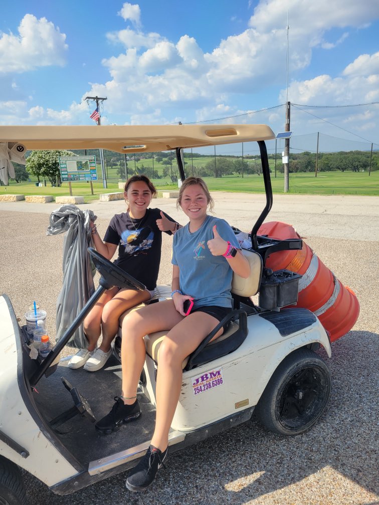 GodawgnationC's tweet photo. The golf team partnered with the Copperas Cove Golf Association to clean the golf course in preparation for the Battle of Battalions golf tournament that happened this weekend! https://t.co/pUE3k5i0vN