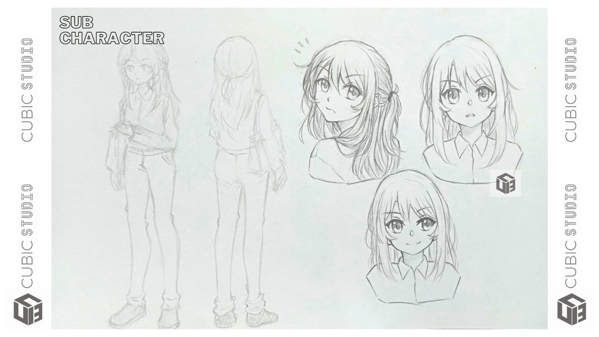 CubicID's tweet photo. SUB CHARACTER ( FEMALE )
ROUGH SKETCH #1

#characterdesign #2danimation #artistsontwitter #anime #Sketchtember2022 https://t.co/bGks1N1nqq