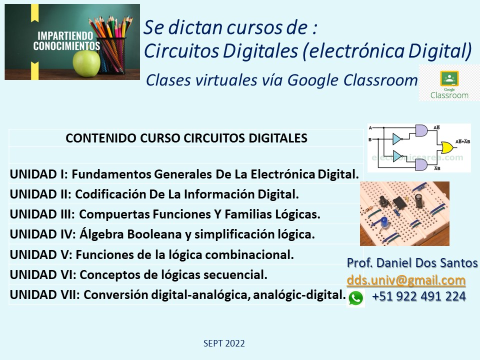 profedanieldos's tweet image. ¡La tecnología está de moda! Casi todo se está digitalizando o se digitalizará en un futuro próximo. Prepárate y toma el curso de electrónica Digital que te da las bases del entendimiento de esta Tecnología. 
Accede a nuestra pagina facebook.com/Impartiendo-co…