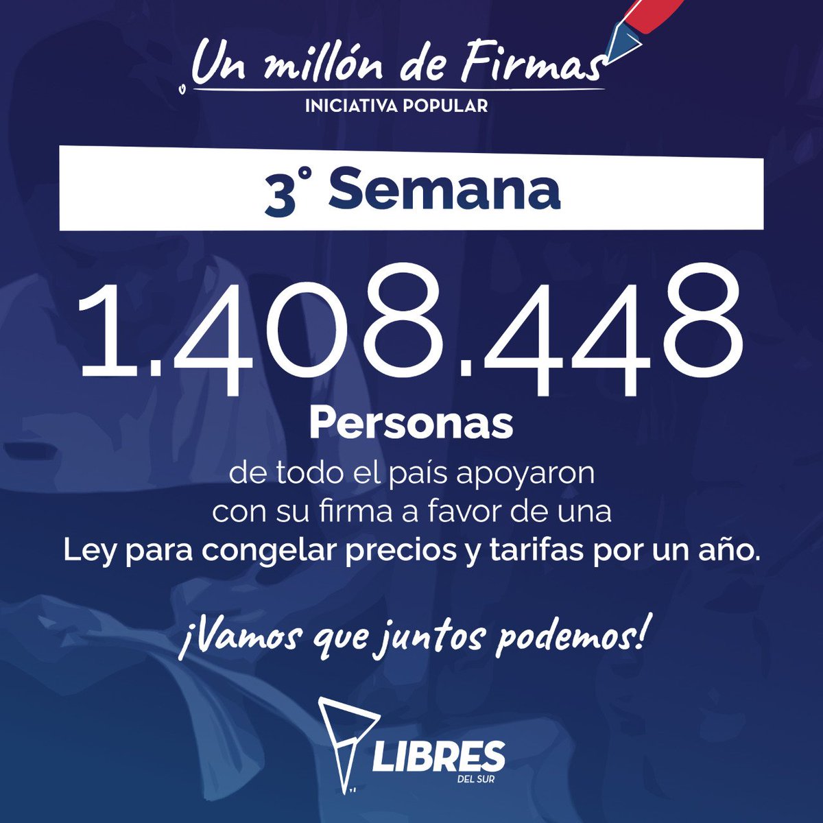 HumbertoTumini's tweet photo. Tremendo trabajo de nuestra militancia. Gran respuesta popular. Ya pasamos el objetivo del millón de firmas largamente. Vamos por mas la última semana de campaña. Escuchen los funcionarios a las y los argentinos y no a los ricos y el FMI. https://t.co/K9qmrWBADl