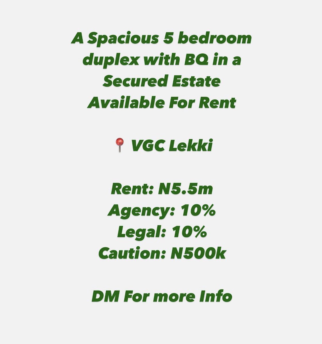 gidi_group's tweet photo. Newly Listed!!!
Send a DM for more Info

#property #sale #rent #lekki #vgc #ikoyi #realestate #land #investment #gidigroup #gidideluxeproperties #trending https://t.co/4dK2VPlvHL