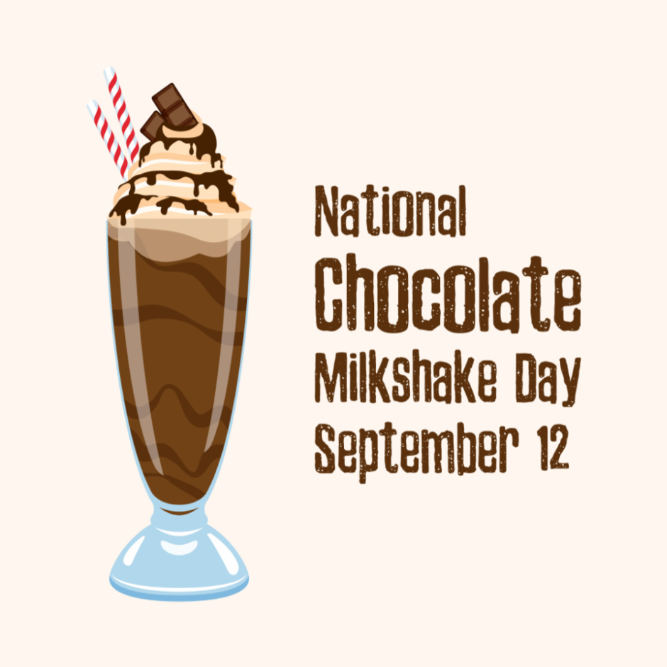 MyNMC's tweet photo. Celebrate today with a chocolate milkshake and extra whip cream and cherries, of course. Enjoy!
#NationalChocolateMilkshakeDay https://t.co/lTh12OVfod