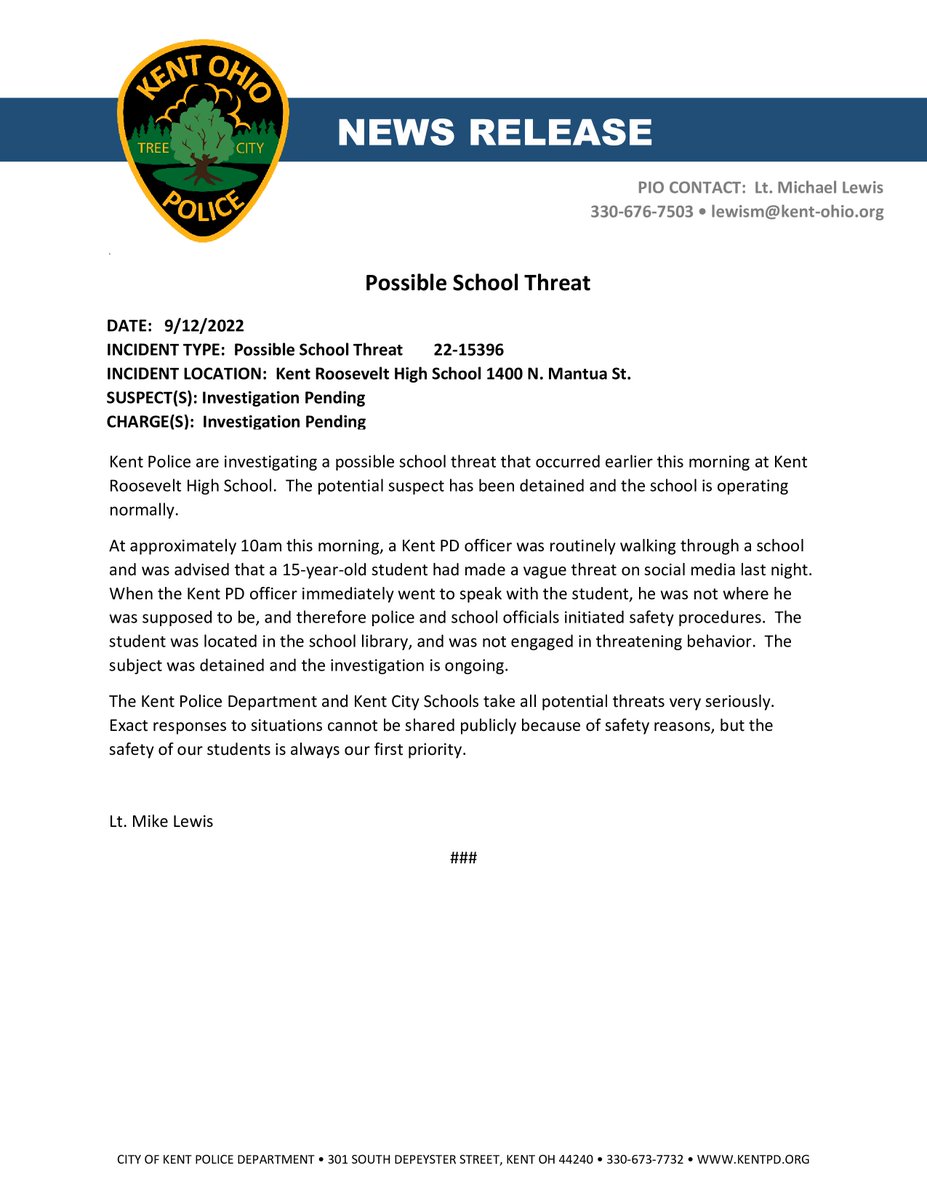KentOhioPolice's tweet image. 