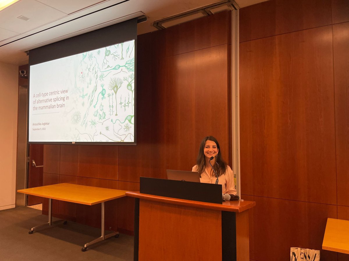 Congratulations to Anoushka Joglekar of Dr. Hagen Tilgner's lab, for successfully defending her thesis, "A cell-type centric view of alternative splicing in the mammalian brain", on September 9, 2022.  A great achievement, Dr. Joglekar!