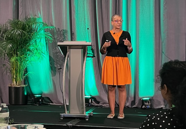 CandaceMcLaren's tweet photo. At @SaulEwing's attorney retreat, my friend/colleague, @SuccessDoc, spoke with us - in thoughtful, impactful, &amp; hilarious terms - about the need, not just for #Diversity, but for #Equity , #inclusion, #emotionalintelligence, &amp; psychological safety.  Proud of her and my firm! https://t.co/ZPjevoBtgt