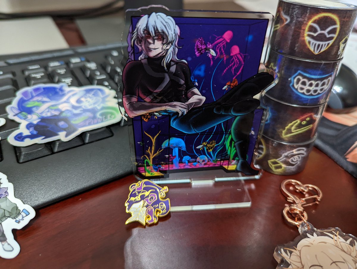 NightlessD's tweet photo. My @VillainsRising contributor bundle is HERE! I'm so excited! Look at all this gorgeous merch! Aftersales are still open, so if you spot something you want, you know where to go! https://t.co/6BDZ6ZyT99