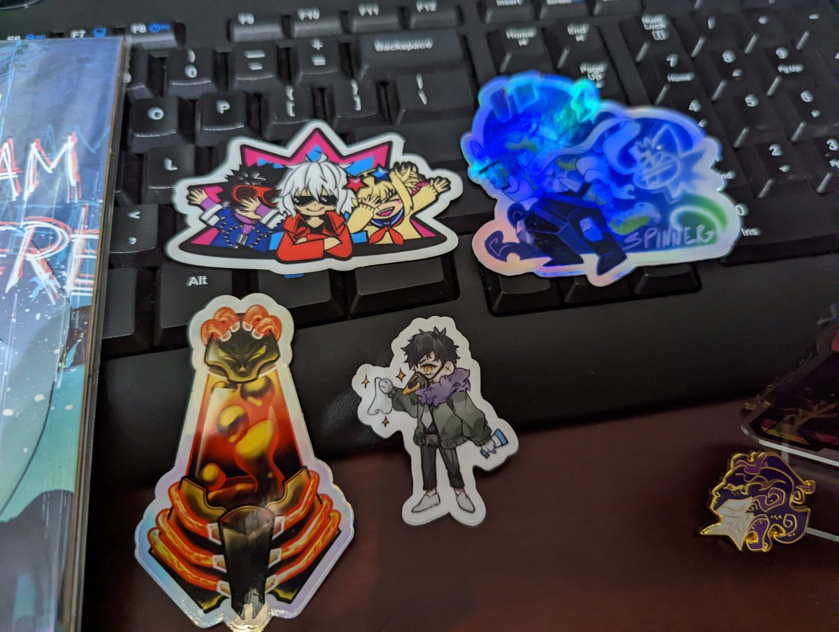 My <a href="/VillainsRising/">Villains Rising: A MVA Zine - ARCHIVED</a> contributor bundle is HERE! I'm so excited! Look at all this gorgeous merch! Aftersales are still open, so if you spot something you want, you know where to go!