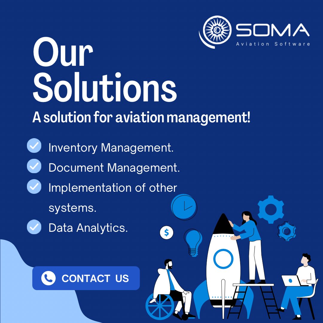 somasoftware's tweet photo. #HappyMonday ✈️

Today we want to share with our community some of the solutions that #somasoftware offers 🤓

Have a great day! https://t.co/f63symfTd8