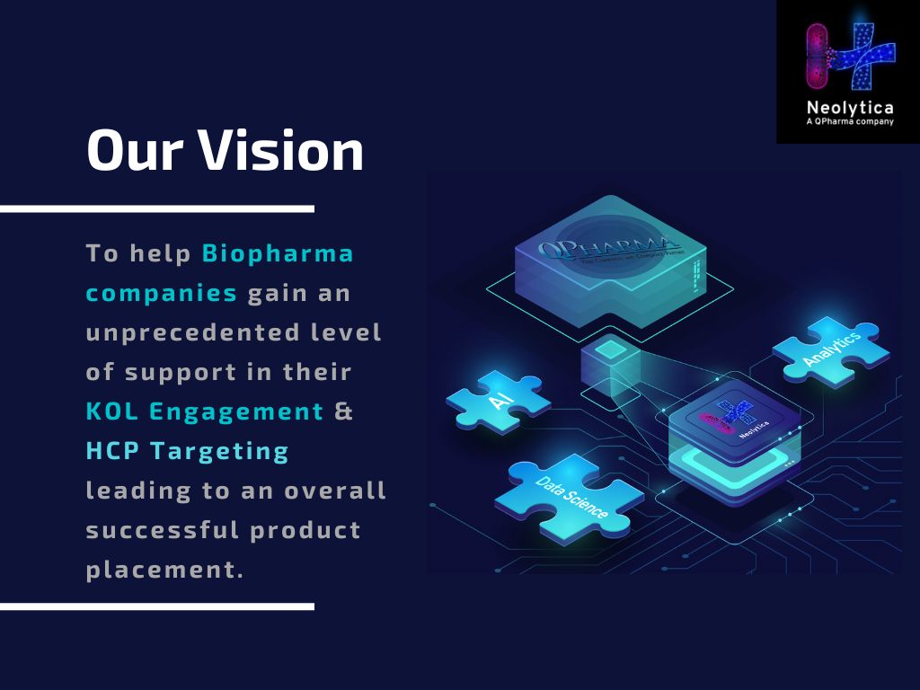 neolytica's tweet image. We help Biopharma companies gain an unprecedented level of support in their KOL Engagement &amp;amp; HCP Targeting leading to an overall successful product placement.

Goto: neolytica.ai

#medicalaffairs #KOLEngagement #HCPTargeting #biopharma
