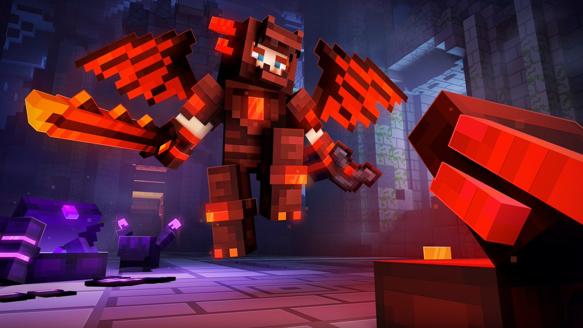 Equip your armor and get ready to fight.

ARMOR PACK. Out tomorrow on the #Minecraft Marketplace.