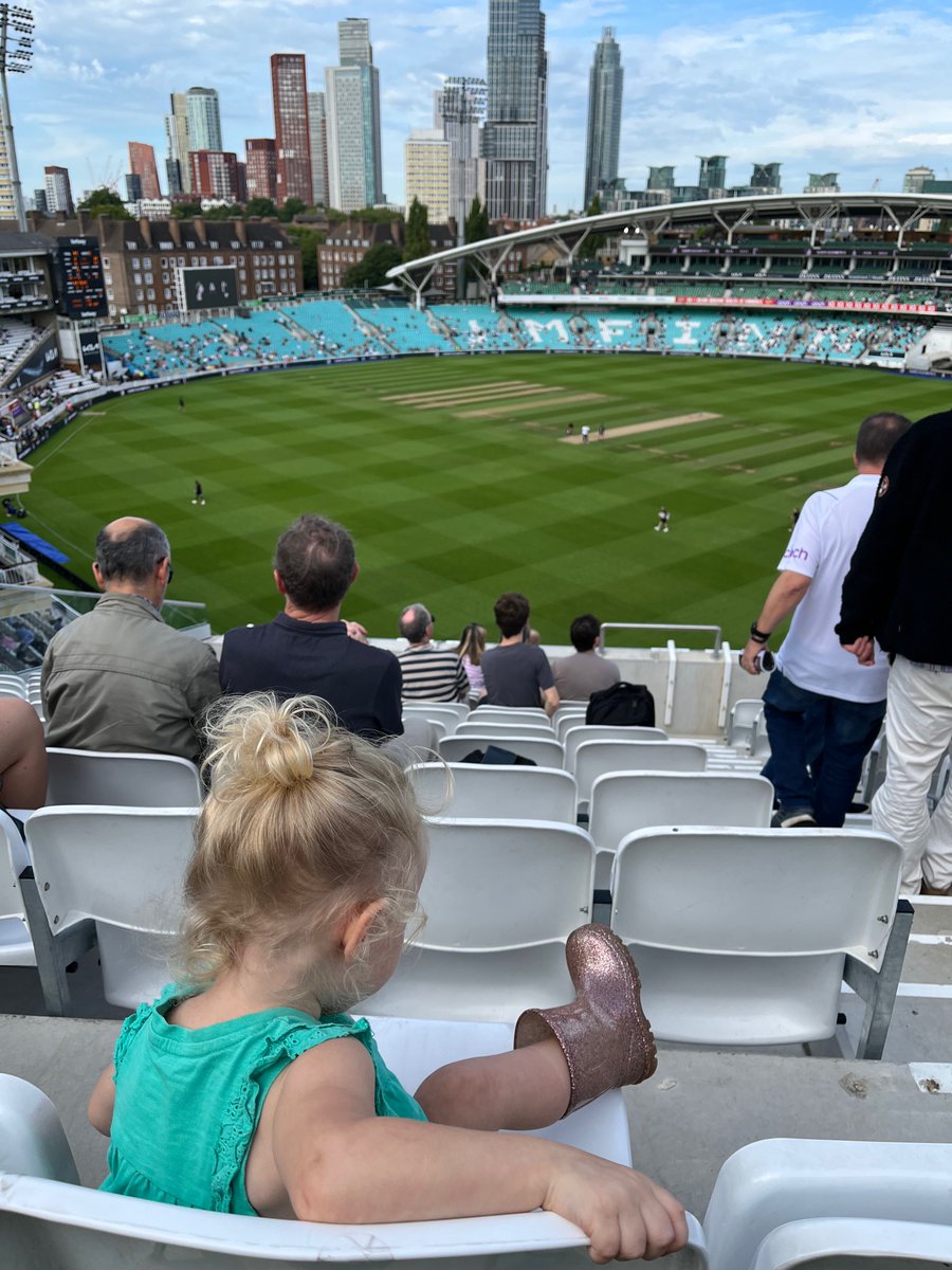Rickers86's tweet photo. @nassercricket my 2 year old daughter was with me today and we watched you with @WardyShorts and @CaptainStrauss, she thought you were the ice cream man and kept shouting to you to bring her one. Change of career maybe? https://t.co/rMj9Y3aDNO