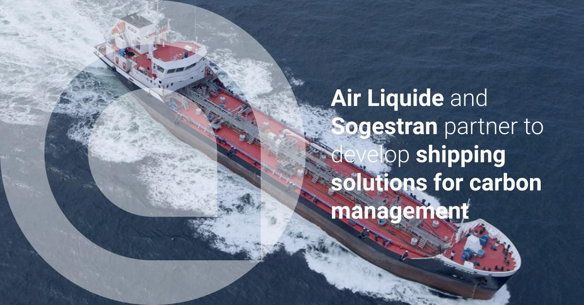 Great news: <a href="/airliquidegroup/">Air Liquide Group</a> and #Sogestran have created #OCEOS, a joint venture company specialized in CO2 #shipping.

#OCEOS will transport CO2 captured from industrial plants to geological storage locations – a big step towards the #decarbonization of the🌎! #CO2management