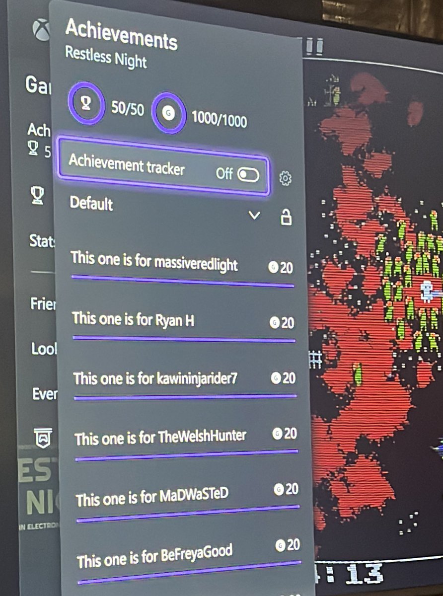 jenapher6's tweet photo. #RestlessNight completed ✅ Thanks to @CheetahsGuides for the guide! It was cool seeing everyone’s gamertags popping up😁 @ChiliDogInt https://t.co/P62gbXUFTw
