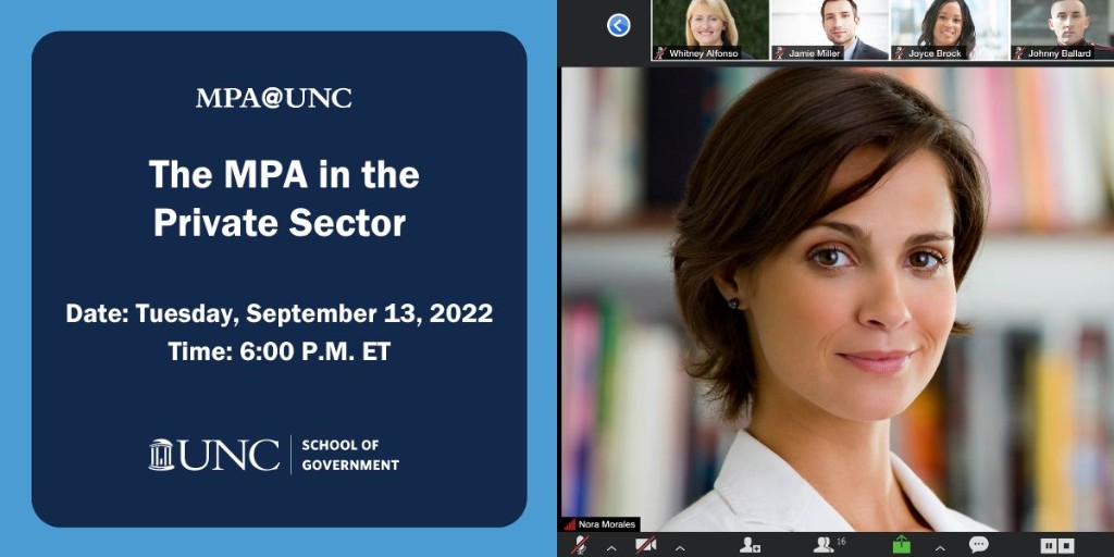 Our admissions team hosts a variety of events for prospective students to learn more about MPA@UNC, admissions, curriculums, and more. Check out our upcoming events here: onlinempa.unc.edu/admissions/eve…