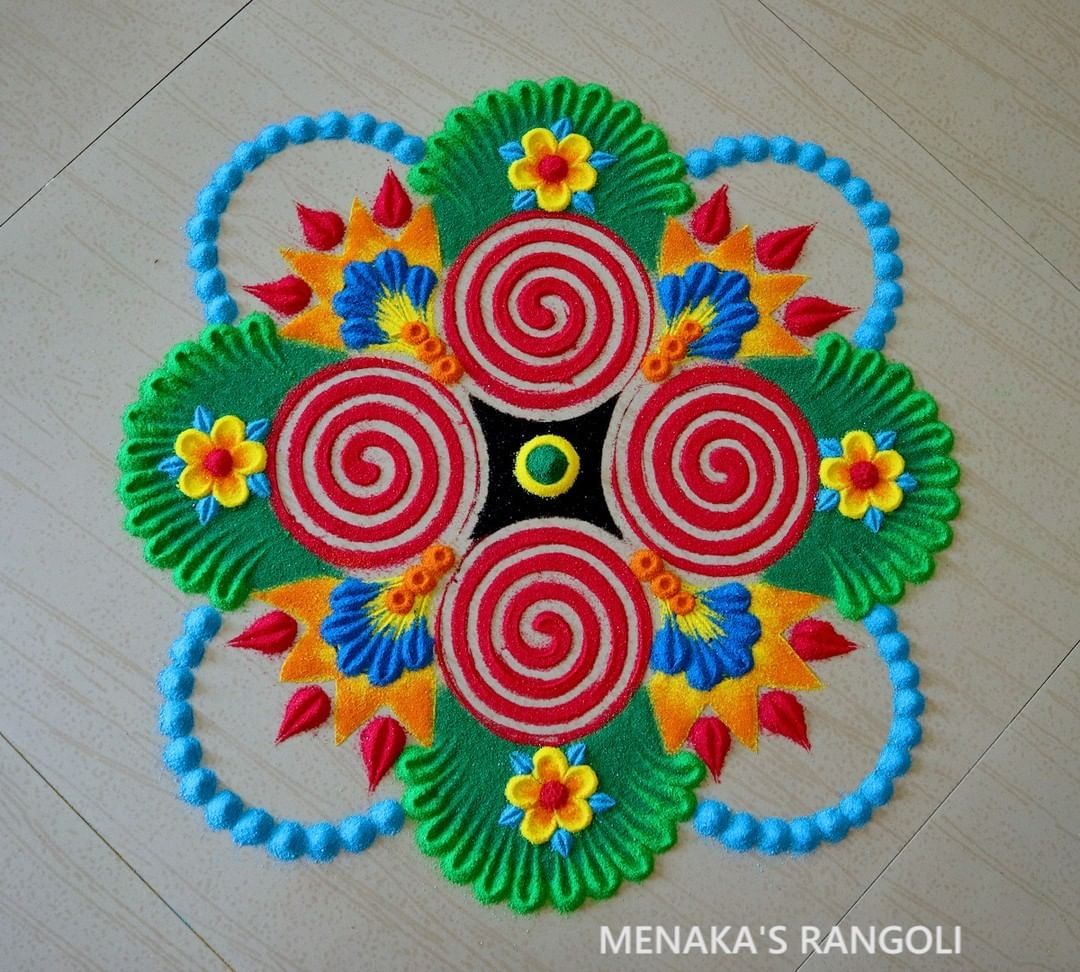 RangoliDesignss's tweet photo. Creative Rangoli Design by Menaka Rangoli
https://t.co/xx9LMmX4hO 
#art #rangoli https://t.co/k9njlDEBwT
