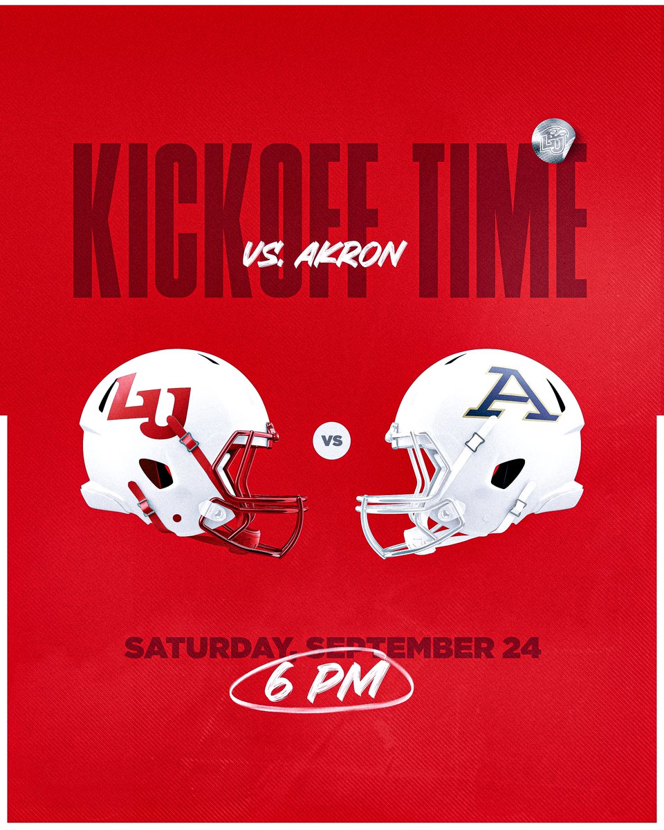 LibertyFootball's tweet photo. Liberty's kickoff time vs. Akron has been announced! https://t.co/qVhN7F2a1N
