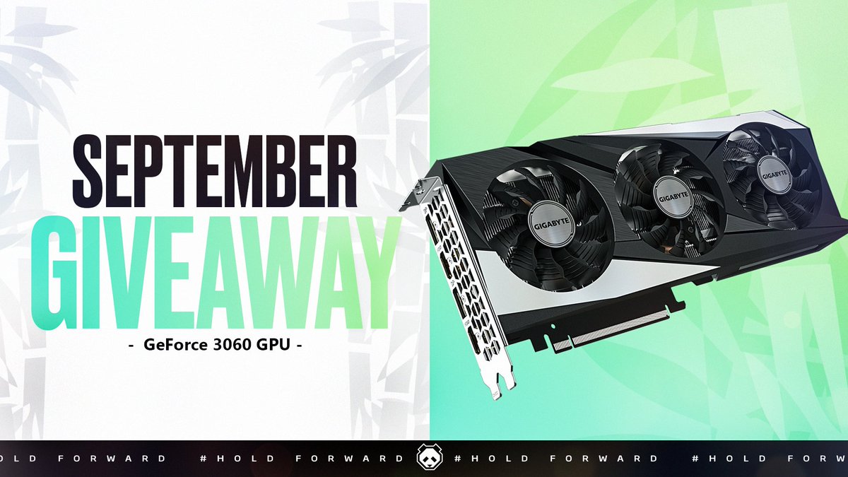 ❗️SEPTEMBER GIVEAWAY❗️ September is finally among us, and this time, we have a very special giveaway! We’re giving one lucky Panda fan a GeForce 3060 GPU, and entering is very simple. To enter: ➡️Follow ➡️Like ➡️Retweet ➡️Tag a friend
