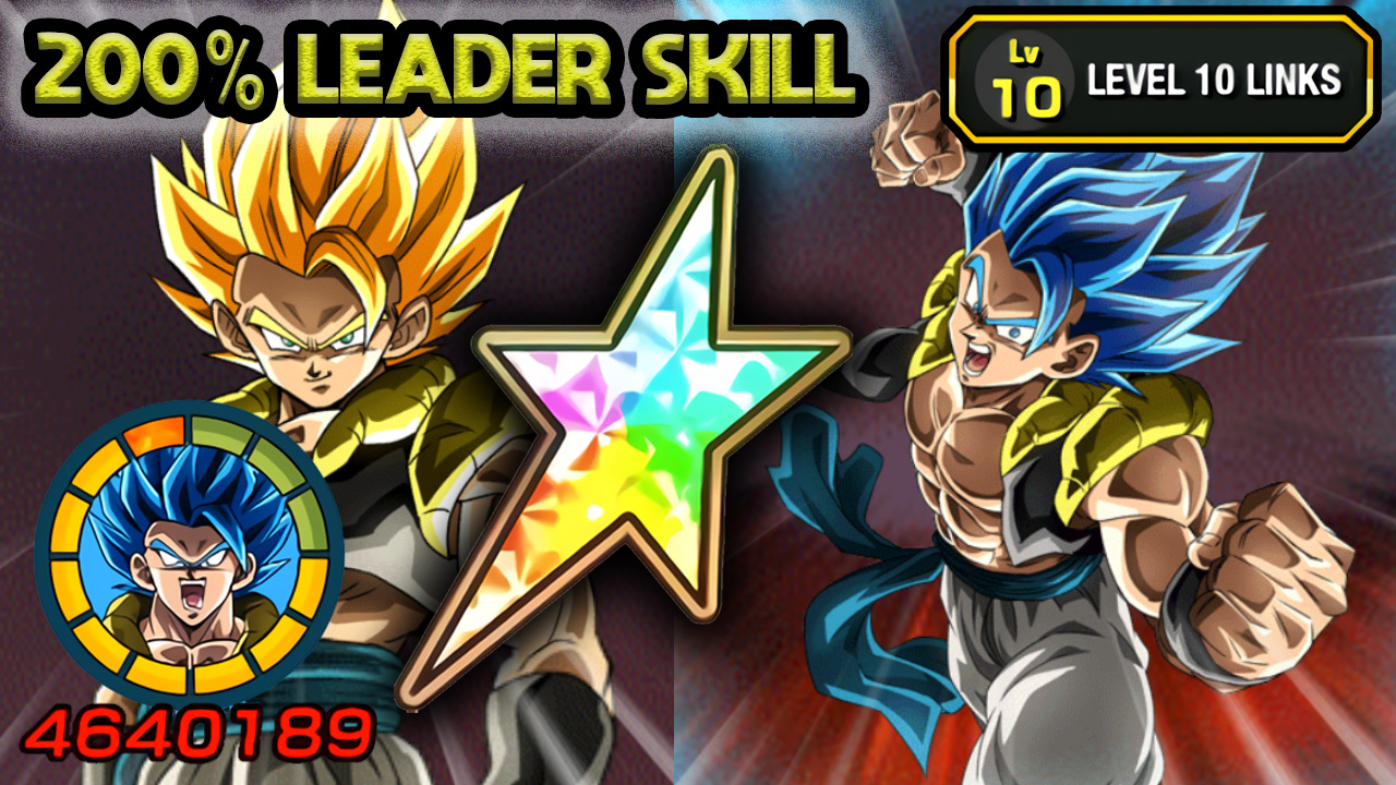 Dokkan World on X: 200% LEADER SKILL! 100% AGL GOGETA BLUE LEVEL 10 LINKS!  Dragon Ball Z Dokkan Battle ➥  ➥    / X