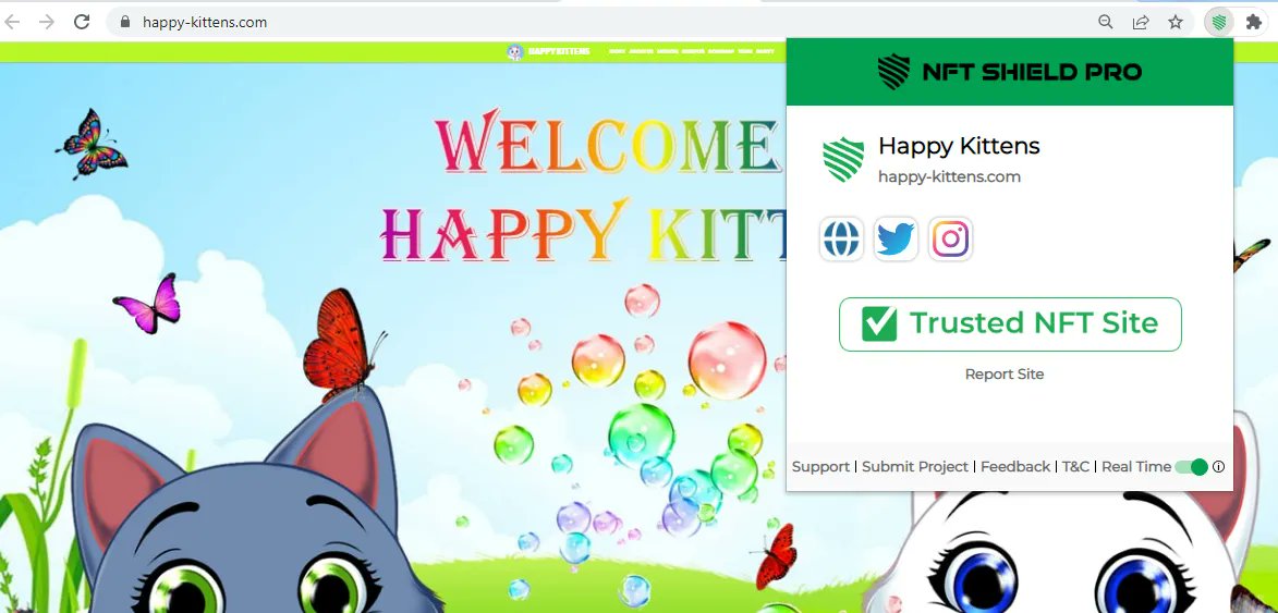nftshieldpro's tweet photo. Hello @happykittensfam community, we got fantastic news for you!
Download our Free NFT Shield Pro extension to verify NFT collections.
#NFT #happykittensfam #nftcommunity #nftshieldpro #cryptoart #nftdrop https://t.co/a1jhwLymta