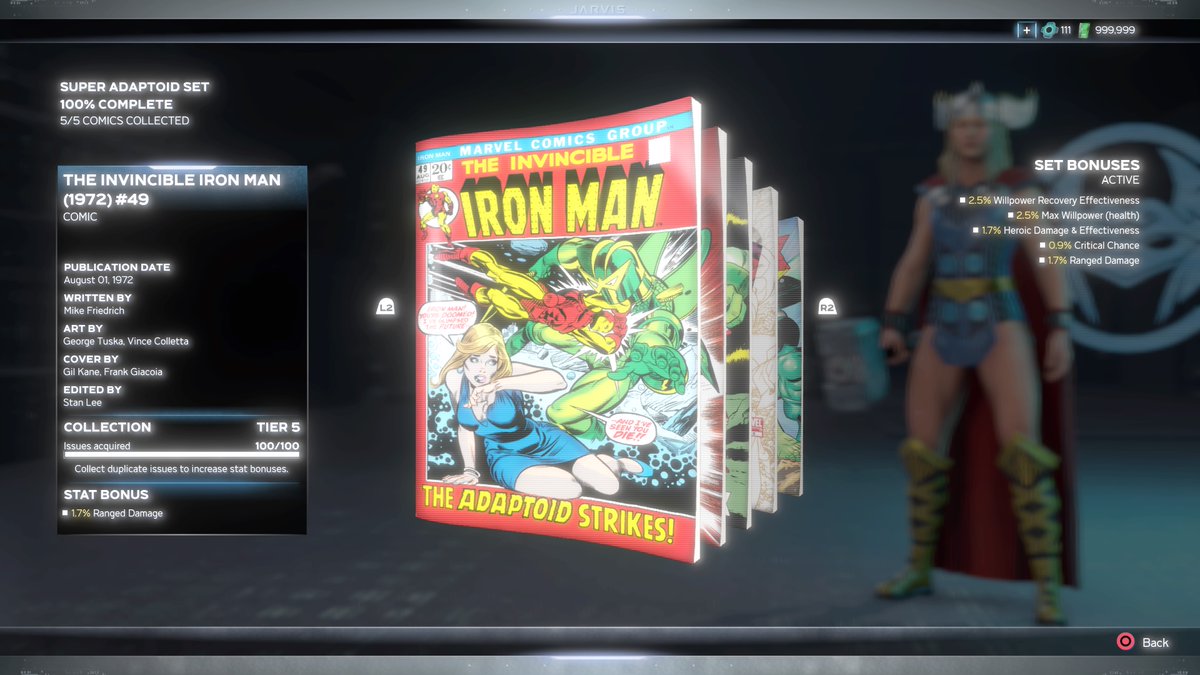 LeX_215's tweet photo. #PS5Share, #MarvelsAvengers 1 down 10 more to go. #Comics #Statboost https://t.co/i35WF32EQc