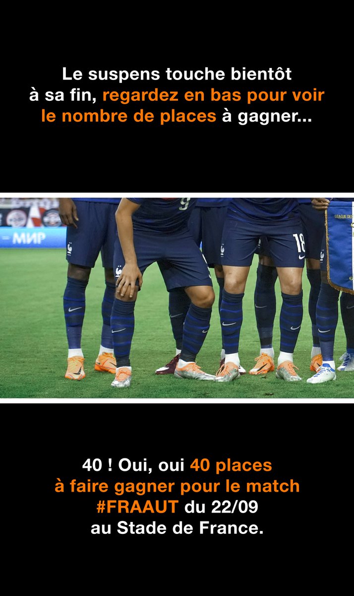 TeamOrangeFoot's tweet image. Supporters des #Bleus, ouvrez pour une surprise 🎁...