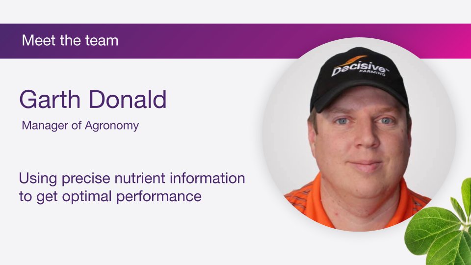DecisiveFarming's tweet photo. Meet the team! 

@DecisiveGarth has been instrumental to the agronomic development and field application of #OptimizeRX with farmers across Western Canada. Garth is passionate about agriculture, his wife, NASCAR, hunting and traveling. https://t.co/8ny3mAKze0