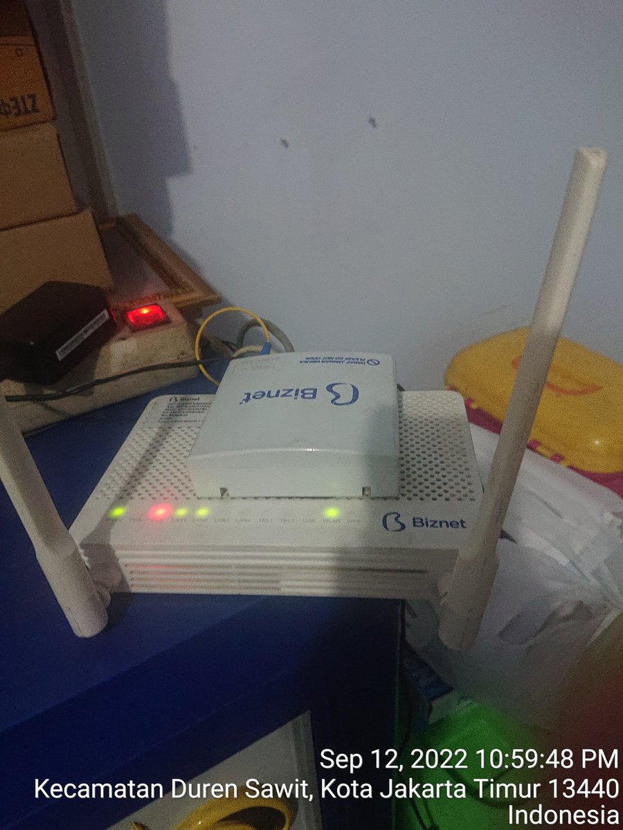 RandyAdrianto's tweet photo. @BiznetHome provider sampah. Hari ini udh 2 kali loss. Teknisi ga dateng2. bgst https://t.co/AKdROOPrjK