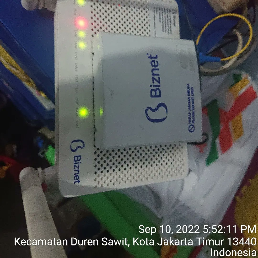 RandyAdrianto's tweet photo. @BiznetHome provider sampah. Hari ini udh 2 kali loss. Teknisi ga dateng2. bgst https://t.co/AKdROOPrjK