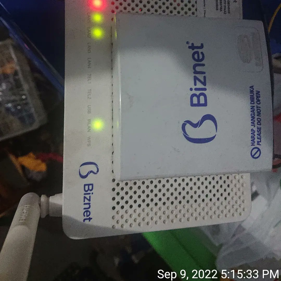RandyAdrianto's tweet photo. @BiznetHome provider sampah. Hari ini udh 2 kali loss. Teknisi ga dateng2. bgst https://t.co/AKdROOPrjK