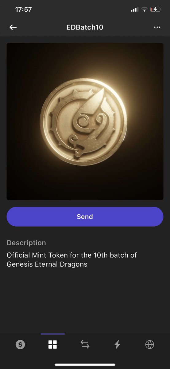 schutskeNFT's tweet image. Yes!!, I just received my token for minting #EternalDragonsB10 This is what we all were waiting for !!! La Grand Final 🔥🚀 No more new dragons coming after this 🔥🚀 #EDLight