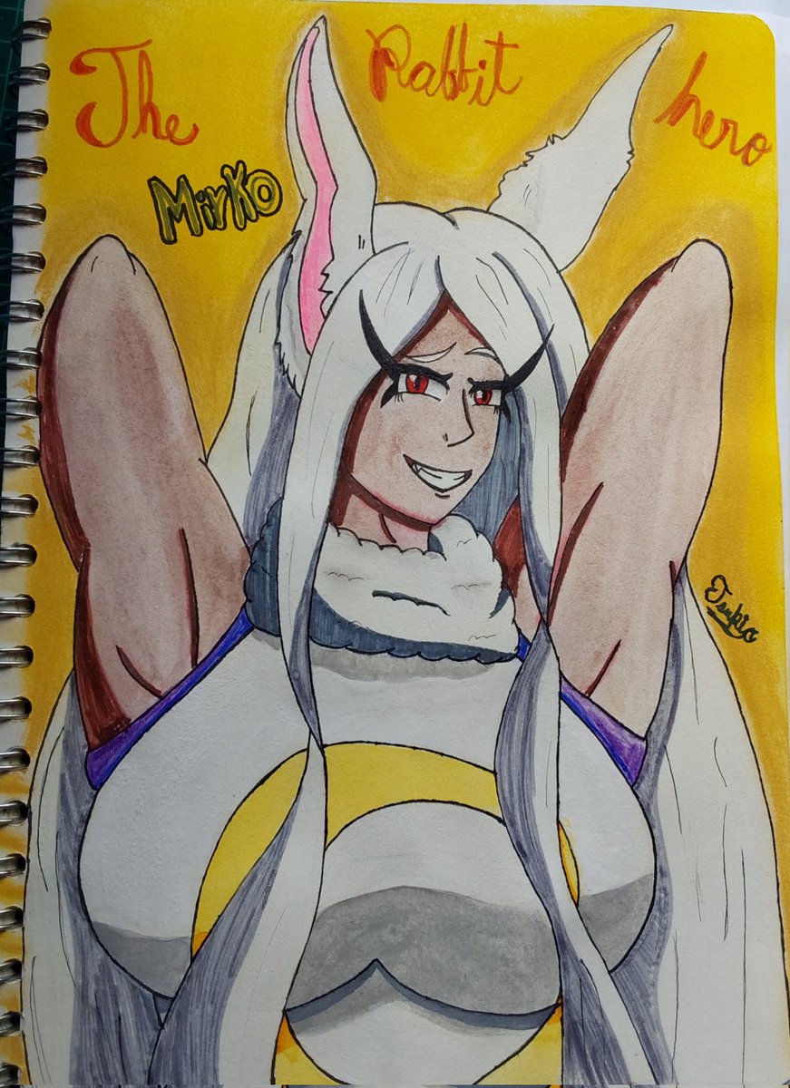 SanityYoru's tweet photo. Would you give this bunny a hug~? -๐ชThe Rabbit Hero: Mirko ๐ฐ
#BokuNoHeroAcademia #MyHeroAcademia #proheroe #bnhaheroe #mirko #rabbit #MHA #bnhagirl #animegirl18 #AnimeArt #animefanart #traditionalart #fanart #SeptiembreSinFap https://t.co/Zvji2Os9D8