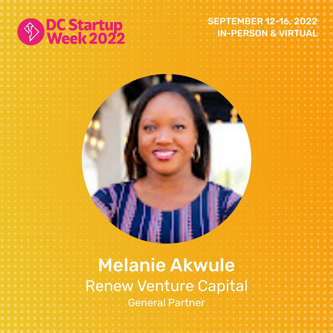 Ready for <a href="/DCstartupweek/">DC Startup & Tech Week</a>? Founder &amp; CEO <a href="/mel_anuchi/">Girl Melanie, MBA</a> will be hitting the stage to share her learnings on how to go from Founder to Funder. Whether virtual or in-person, don't miss the DMV's largest event for entrepreneurs and startups!  dcstartupweek.org #DCStartupWeek