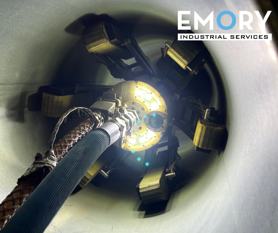 EmoryIndustrial's tweet photo. Emory Industrial Services offers Robotic Services. Our robot is equipped with efficient nozzles and can pass through circular, rectangular, or square-shaped ducts to administer dry ice blasting technology. Contact us for more information today. https://t.co/BC4kFHI2qZ