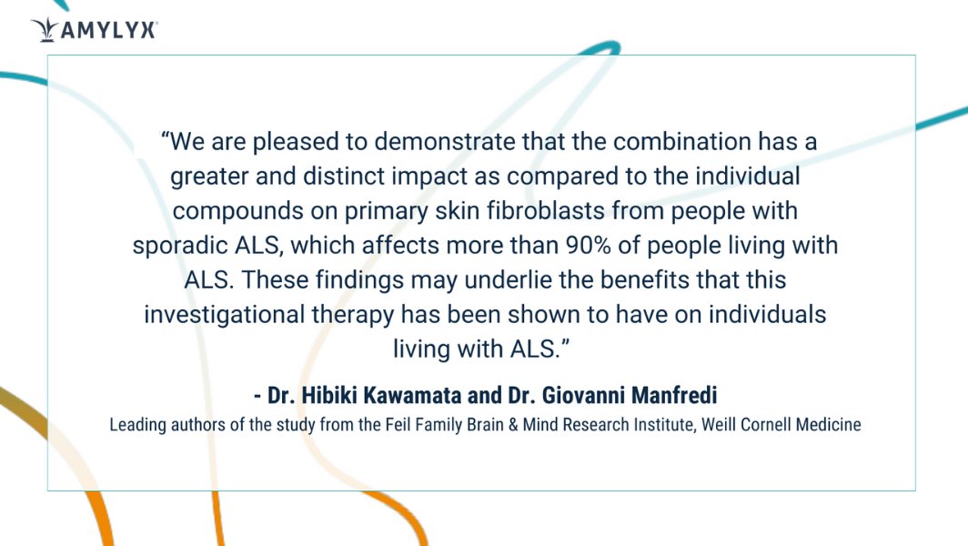 AmylyxPharma's tweet photo. Today, we announced the publication of #preclinicaldata studying the effect of our investigational therapy for #ALS in @ANA_journals. Read more: https://t.co/zoty976ZB8 https://t.co/uHcGjRyjJZ