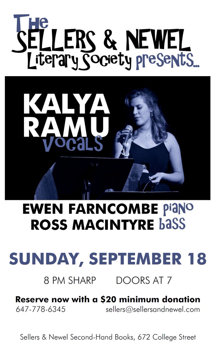 Welcoming autumn with a cozy show this Sunday at Sellers &amp; Newel with Ewen Farncombe and Ross MacIntyre! We’ll be playing originals and some handpicked jazz tunes from the 1930s &amp; 40s. 
7pm doors, 8pm show, $20
For reservations: sellers@sellersandnewel.com or 647 778 6345