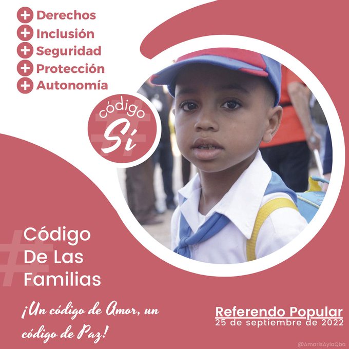 EloylvarezMart1's tweet photo. #CodigoDeLasFamilias #CodigoSi @PresidenciaCuba @DiazCanelB @MMarreroCruz @AsambleaCuba @ValdesMenendez @MindusIndustria https://t.co/ZZlkaAVzD0